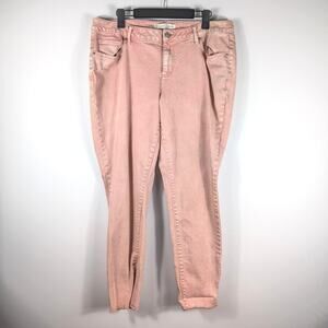 Women’s Pink Denim Jeans - Slim Fit